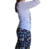 Pijama Mickey, blanco y negro, talle L (lm010522) - Namaste Argentina