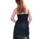 Vestido de encaje elastizado irregular, forrado, mas largo atras que adelante, con canesu armado, negro, talle unico (oh010817) - tienda online