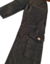 Pantalon de gabardina elastizado cargo, negro, talle 42 (s020617) - comprar online