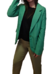 Blazer de vestir, verde, talle M (l030423)