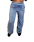 Pantalon de corderito soft, azul aero, talle unico (l060423) - comprar online