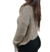Sweater de cuello alto, marrón, talle único (e030623) en internet