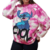 Buzo de friza oversize Stitch, rosa, talle unico (na110723) - comprar online