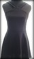 Vestido corto labrado, negro, talle unico (sh040617) - tienda online