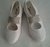 Zapatillas de tela labrada y ajuste elastizado, blancas, talle 35 (0318) - comprar online