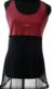 Musculosa de lycra y red, rojo y negro, talle 3 (tp111011) - comprar online