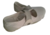 Zapatillas de tela labrada y ajuste elastizado, blancas, talle 35 (0318)