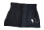 Pollera de gabardina elastizada, negra con bordado, talle 2 (d121116) - comprar online