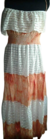 Vestido de fibrana combinado, talle XL (nl020116) - Namaste Argentina