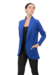 Blazer de creppe, azul Francia, talle S/M (st210223) - comprar online