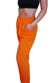 Pantalón de fibrana con cintura elastizada, naranja, talle único (bb030124) - comprar online