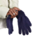 Guantes magicos, azul marino, talle unico (cl040522) - comprar online