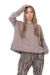 Sweater tejido, beige, talle unico (st110322)