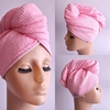 TURBANTE RED ROSA EN TOALLA DE ALGODÓN