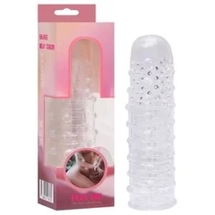 Capa Peniana Massageadora Transparente 15Cm Vipmix