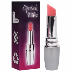 Lipstick Vibe Vibrador Batom Prata Sexy Import