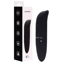 Vibrador Golfinho Toque Aveludado Preto Sexy Import