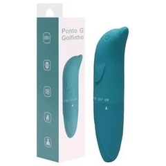 Vibrador Golfinho Toque Aveludado Esmeralda Sexy Import