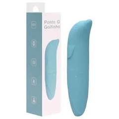 Vibrador Golfinho Toque Aveludado Tiffany Azul Sexy Import