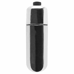 Vibrador Power Bullet 10 Vibrações PRATA Sexy Import