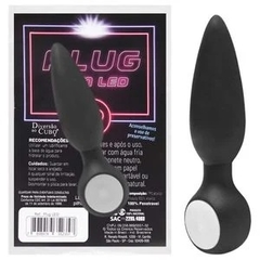 Plug Anal Led Cônico Diversão Ao Cubo