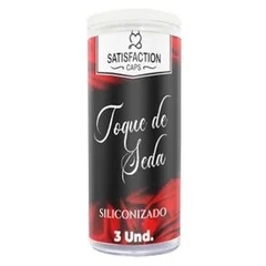 Bolinha Toque de Seda C/ 3 Unidades Satisfaction Caps