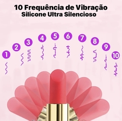 Mini Vibrador Batom Azul 10 Vibrações - comprar online