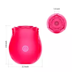 VIBRADOR Sugador Rosa VERMELHO 7 NIVEIS DE SUCÇÃO na internet