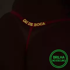 Calcinha Fio Dental Brilha No Escuro Cai De Boca ROSA NEON Tallyta - comprar online