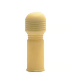 DEDEIRA FINGER VIBE AMARELO VIBRATÓRIA COM SALIÊNCIAS 3R IMPORT