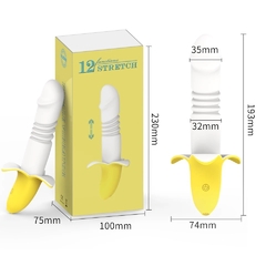 Maquina de Sexo Telescópio Banana Metralhadora 12 Vibrações - comprar online