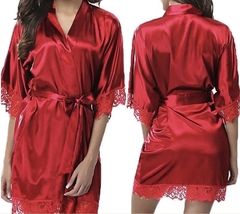 Robe Seda Vermelho Silky