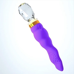 VIBRADOR LUXO Roxo AV-Q3 10 NÍVEIS HANTEWEI