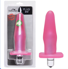 Plug Anal Vibro Interno 10,5 X 3Cm Hot Flowers