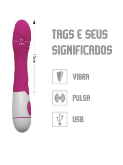 Vibrador Female Vibrator Recarregável VP (VB050) - Magenta na internet