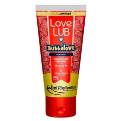 Lubrificante Love Lub Bubbalove Beijável MORANGO 60g La Pimienta