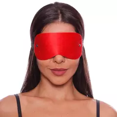 Venda Tapa Olhos Pelucia VERMELHO Dominatrix