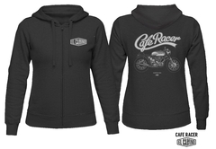 Campera Dama Negro "Cafe Racer"