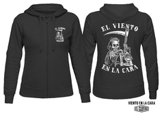 Campera Dama Negro "Viento en la Cara"