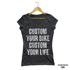 Remera Dama "Custom your Bike"