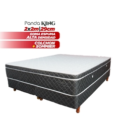 Conjunto (Colchón + Base Sommier) Espuma ALTA DENSIDAD - hasta 110kg por persona - Matelaseado - tienda online