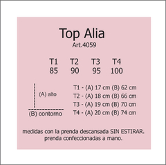 TOP ALIA LISO - comprar online
