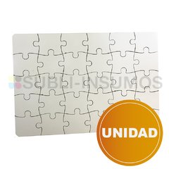 Rompecabezas de madera sublimable - 30 piezas - Alto Brillo -