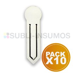 Señalador Madera - Alto Brillo - PACK POR 10 UNIDADES