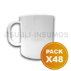 Taza de polímero blanca linea F