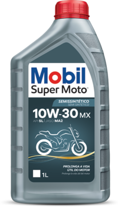 OLEO MOBIL SUPER MOTO Semissintético MOBIL SUPER MOTO™ 10W-30 MX