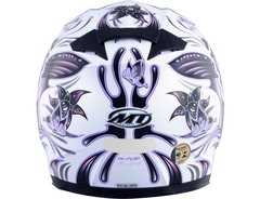 CAPACETE MT BLADE BUTTERFLY WHITE/PINK - comprar online
