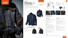 JAQUETA TRAVEL3 MASCULINA - X11 - - loja online