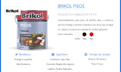 BRIKOL PISOS INCOLORO 4 LTS - comprar online