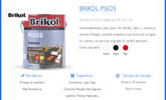 BRIKOL PISOS 1LT NEGRO - comprar online